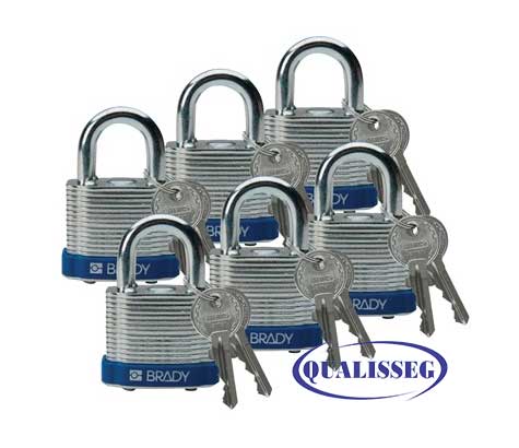 Cadeados super-resistentes - Q65536 e Q65542 Azul