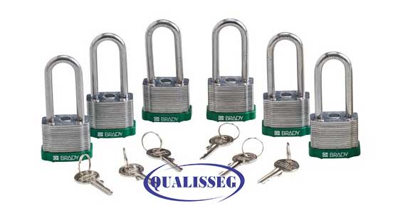 Cadeados super-resistentes - Q65536 e Q65542 - Verde